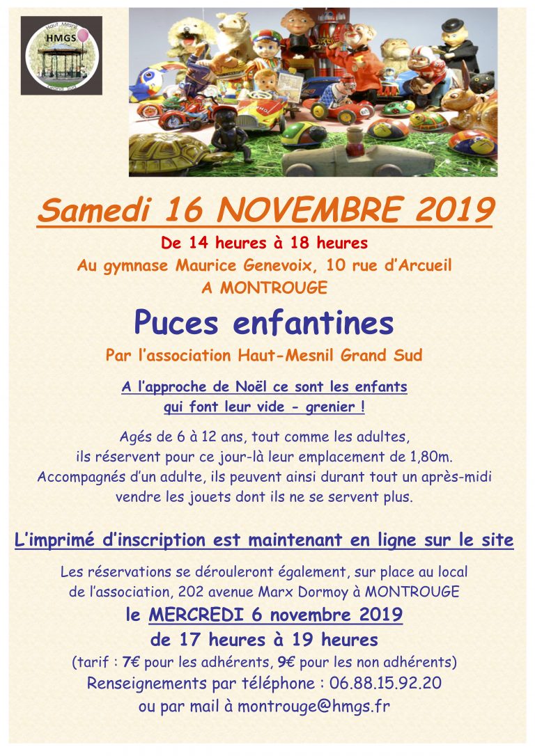 Programme Tele Apres Midi De 14h A 18h Les puces enfantines le 16 novembre 2019 de 14h à 18h - Haut-Mesnil